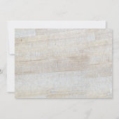 Rustikale Pfeile Rotes Herz Save The Date (Rückseite)