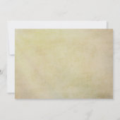 Rustikale Pferdeschlittenparty Einladung (Rückseite)