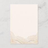 Rustikale Pfirsichfarben - Blumendetails Begleitkarte (Rückseite)