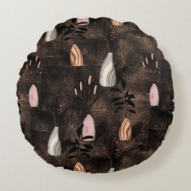 Rustikale Pflanze kissen im Herbstfarben Harmonien (Vorderseite)