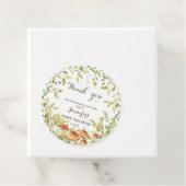 Rustikale Pilze & Grünpflanzen Danke Wald Geschenkanhänger (Beispiel)