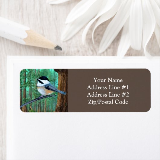 Rustikale Pine Chickadee (Insitu)