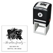 Rustikale Pine Cone Fir Holidays Rücksendeadresse Permastempel (Beispiel)