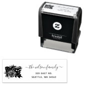 Rustikale Pine Cone Fir Holidays Rücksendeadresse Permastempel (Beispiel)