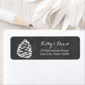 Rustikale Pine Cones Chalkboard Hochzeit (Insitu)