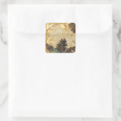 Rustikale Pine Cones Stickers (Tasche)