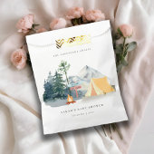 Rustikale Pine Woods Camping Mountain Baby Dusche Geschenktütchen