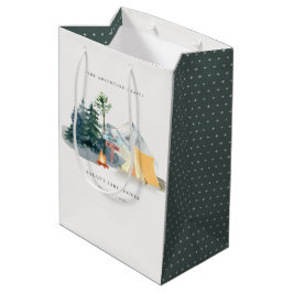 Rustikale Pine Woods Camping Mountain Baby Dusche Mittlere Geschenktüte