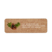 Rustikale Pinecone und Zweige (Vorne)