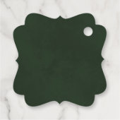 Rustikale Pinecones & Pine Branches Hochzeit Viele Geschenkanhänger (Rückseite)