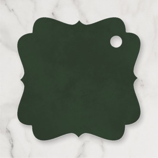 Rustikale Pinecones & Pine Branches Hochzeit Viele Geschenkanhänger (Rückseite)