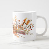 Rustikale Pinecones und fierige Herbstleaves Jumbo-Tasse (Rechts)