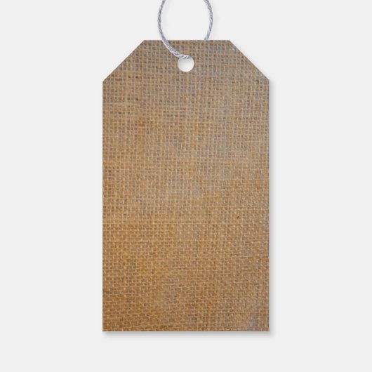 Rustikale Pines Woodland Hochzeit Danke Ihnen für Geschenkanhänger (Rückseite)