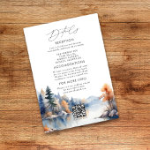 Rustikale Pinienbäume Advent Hochzeit Einladung De