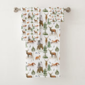 Rustikale Pinienbäume Badhandtuch Set (Insitu)