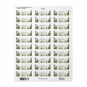 Rustikale Pinienbäume einfache Hochzeit auf dem La (Vorne)