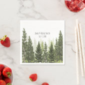 Rustikale Pinienbäume einfache Hochzeit auf dem La Serviette (Beispiel)