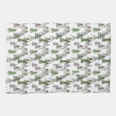 Rustikale Pinienbäume Geschirrtuch (Horizontal)