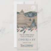 Rustikale Pinienbäume, grüne, beige Ferienwohnung Karte (Vorderseite)