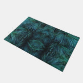 Rustikale Pinienbäume | Kiefernwald | grüne Nadelb Fußmatte (Schrägansicht)