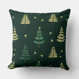 Rustikale Pinienbäume Kissen