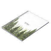 Rustikale Pinienbäume Notizblock (Linke Seite)