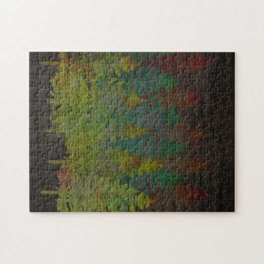 Rustikale Pinienbäume Puzzle (Horizontal)