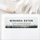 Rustikale Pinienbäume Rücksendeadresse (Insitu)