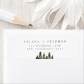 Rustikale Pinienbäume: Rücksendeadresse (Insitu)