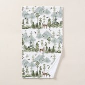 Rustikale Pinienwälder Badhandtuch Set (Handtuch)