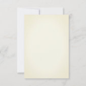 Rustikale Pinienwälder, die RSVP-Reaktion auf Hoch RSVP Karte (Rückseite)