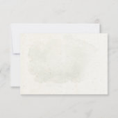 Rustikale Pinienwälder Hochzeit Vielen Dank Dankeskarte (Rückseite)