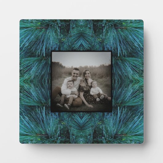 Rustikale Pinienwälder, immergrün Fotoplatte (Vorderseite)