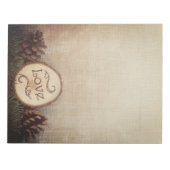 Rustikale Pinienwälder Notizblock (Vorderseite)