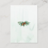 Rustikale Pinienwaldhochzeit Vielen Dank Platzkarte (Rückseite)