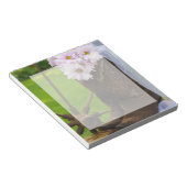 Rustikale Pink Daisies und Cowboy Boots Wedding Notizblock (angewinkelt)