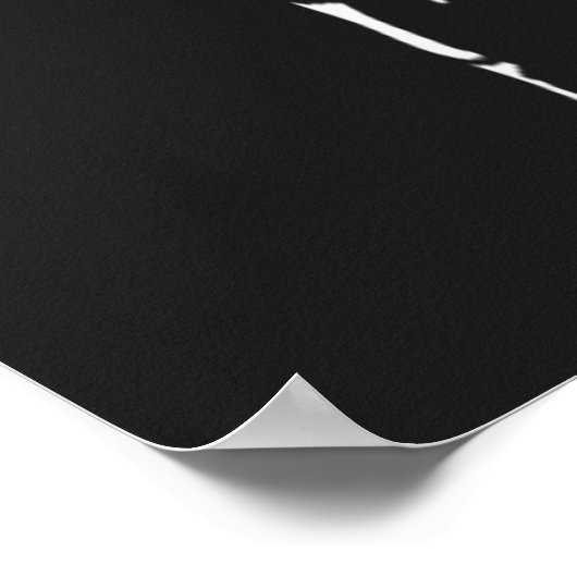 Rustikale Piratenkreuzbones Poster (Ecke)