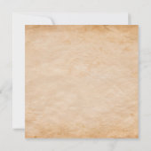 Rustikale Piratenpartei mit Vintagem Schiff Einladung (Rückseite)