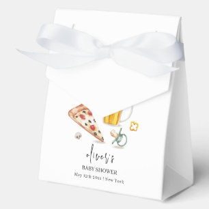 Rustikale Pizza Beers Schnuller Babydusche Geschenkschachtel