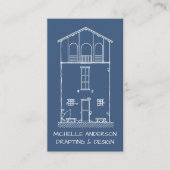 Rustikale Plan-Auftragnehmer-Tischler-Vertikale Visitenkarte (Vorderseite)