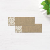 Rustikale Platzkarte Burlap and Lace Wedding (Schreibtisch)