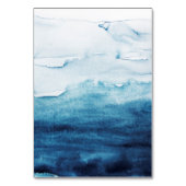 Rustikale Platzkarte für Hochzeiten Tischnummer (Rückseite)