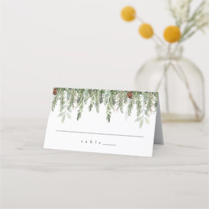 rustikale Platzkarte Hochzeitskarten