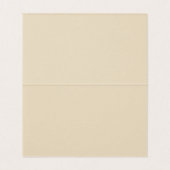 Rustikale Platzkarte Visitenkarten (Innenseite Aufgefaltet)