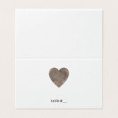 Rustikale Platzkarten aus Holz - gefaltet (Außenseite Aufgefaltet)