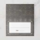 Rustikale Platzkarten aus Holz RWC (Außenseite Aufgefaltet)