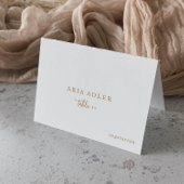 Rustikale Platzkarten für das Hochzeitsmenü von Go Tischnummer