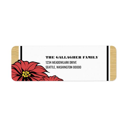 Rustikale Poinsettia Urlaub (Vorne)