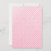 Rustikale Polka Dot Bridal Dusche Einladungen (Rückseite)