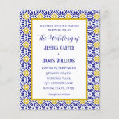 Rustikale portugiesische Fliesen mediterrane Hochz (Vorderseite)